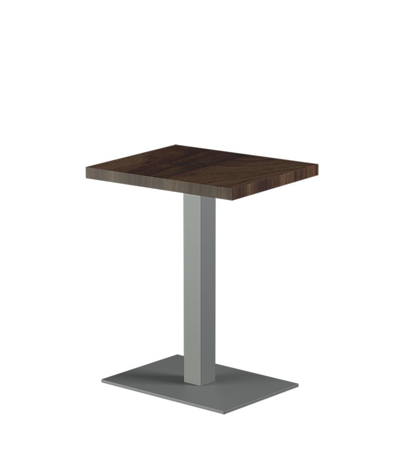 Stolik Alfa 40x55 szary blat laminowany 28 mm