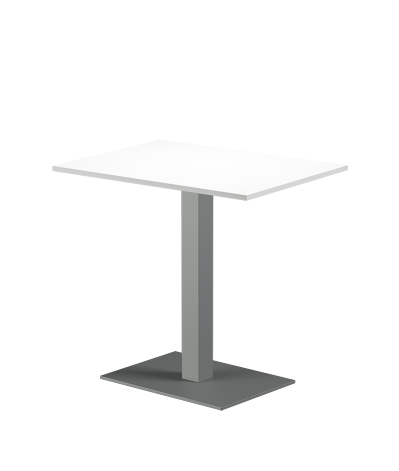 Stolik Alfa 40x55 szary blat laminowany 28 mm