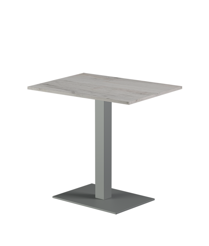 Stolik Alfa 40x55 szary blat laminowany 28 mm