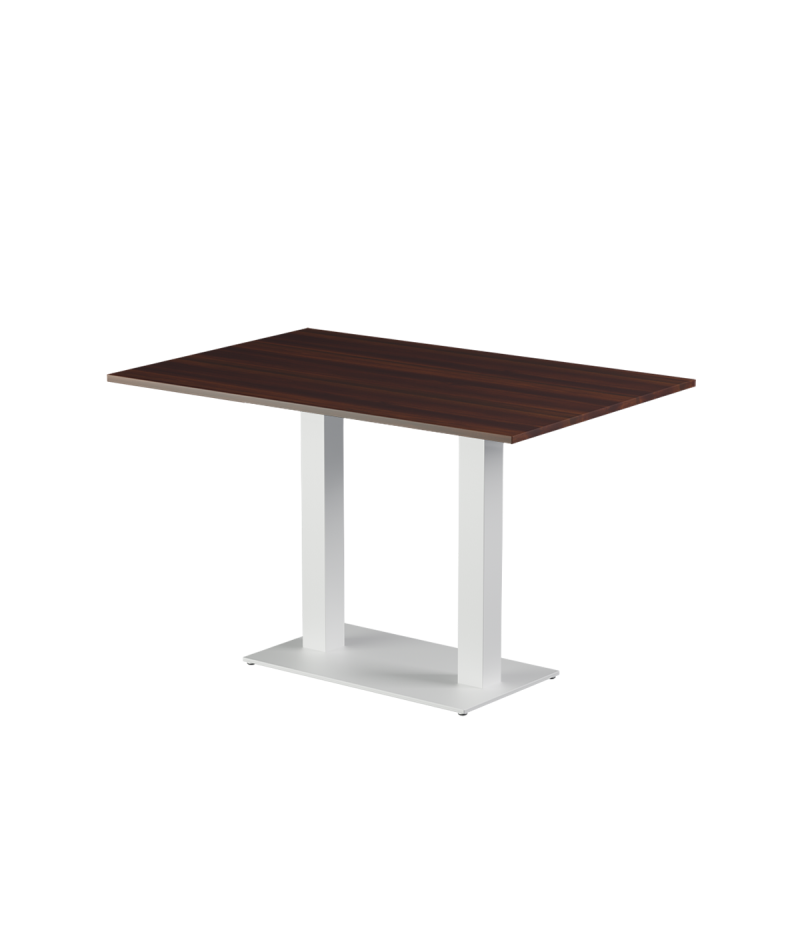 Stolik Alfa Duo biały blat laminowany 28 mm