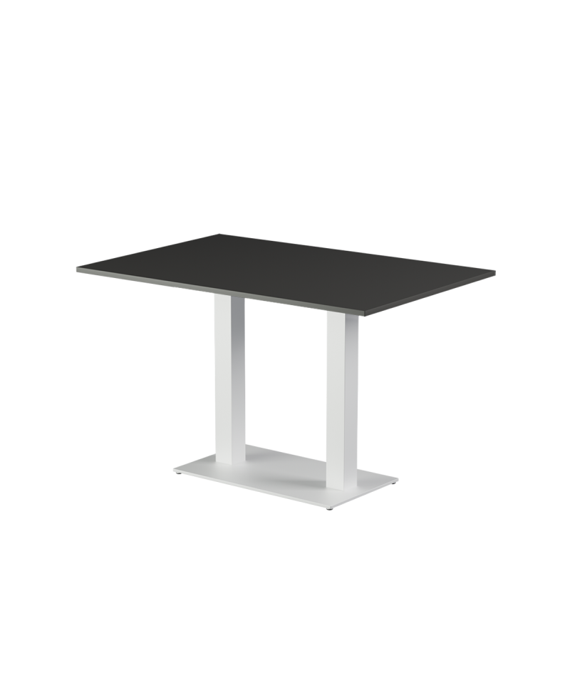 Stolik Alfa Duo biały blat laminowany 28 mm
