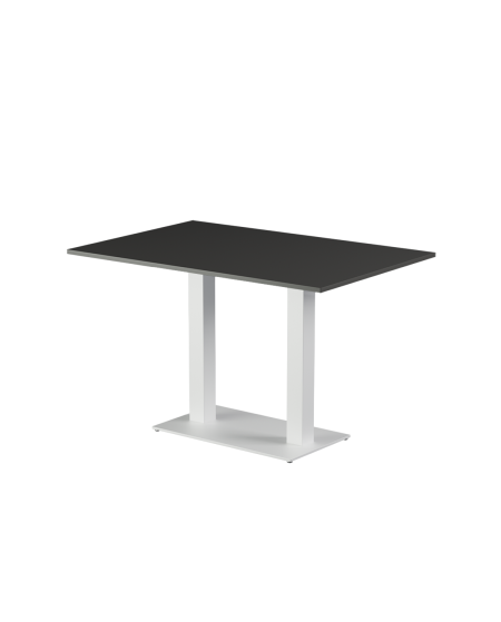 Stolik Alfa Duo biały blat laminowany 28 mm
