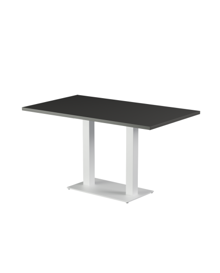 Stolik Alfa Duo biały blat laminowany 28 mm