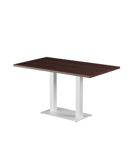 Stolik Alfa Duo biały blat laminowany 28 mm