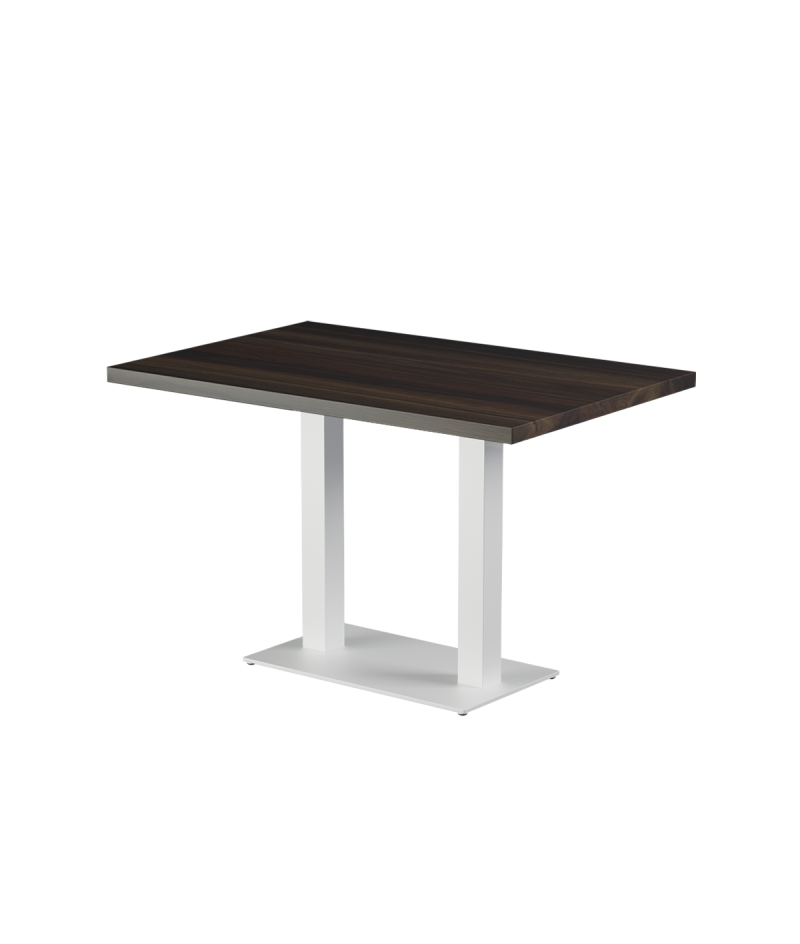 Stolik Alfa Duo biały blat laminowany 28 mm