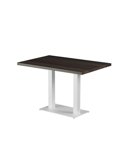 Stolik Alfa Duo biały blat laminowany 28 mm