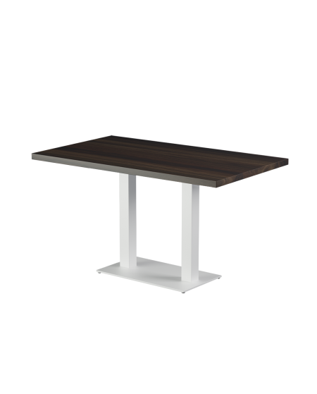Stolik Alfa Duo biały blat laminowany 28 mm