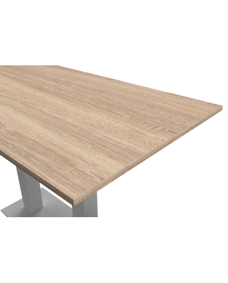 Stolik Alfa Duo szary blat laminowany 28 mm