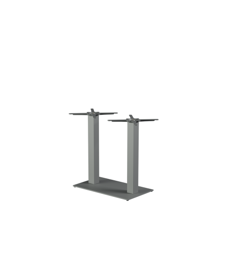 Stolik Alfa Duo szary blat laminowany 28 mm