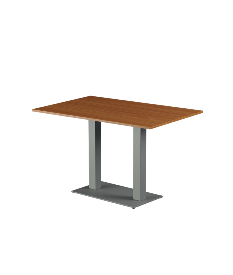 Stolik Alfa Duo szary blat laminowany 28 mm