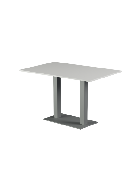 Stolik Alfa Duo szary blat laminowany 28 mm