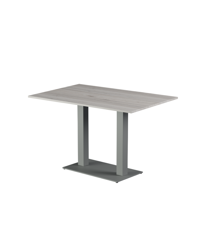 Stolik Alfa Duo szary blat laminowany 28 mm