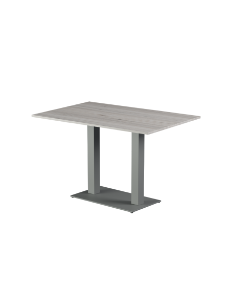 Stolik Alfa Duo szary blat laminowany 28 mm
