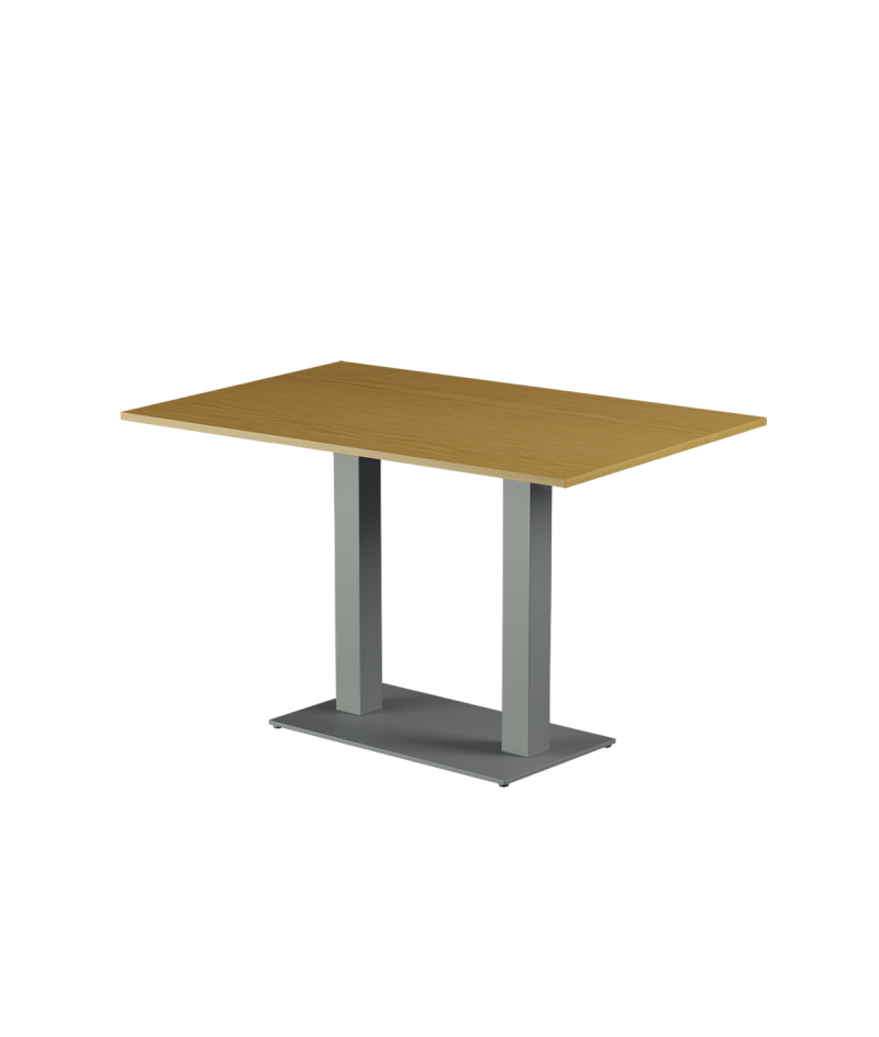 Stolik Alfa Duo szary blat laminowany 28 mm
