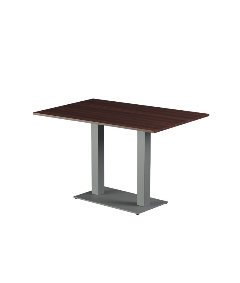 Stolik Alfa Duo szary blat laminowany 28 mm