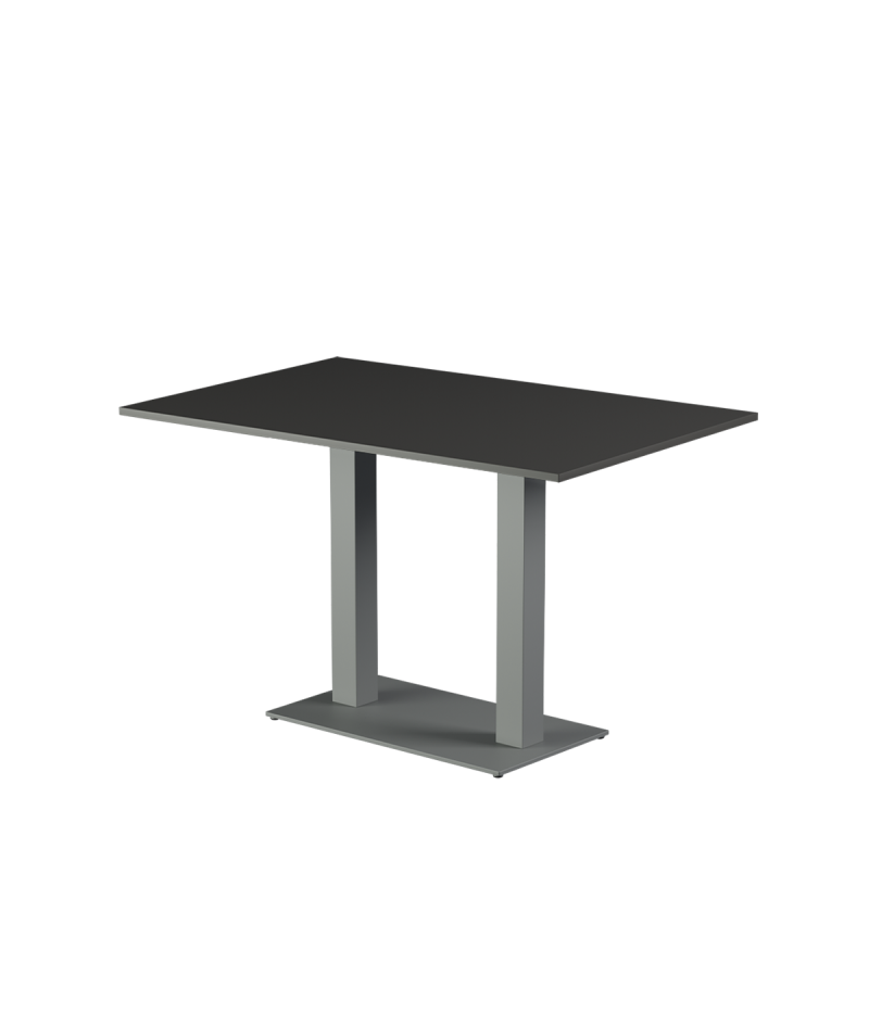 Stolik Alfa Duo szary blat laminowany 28 mm