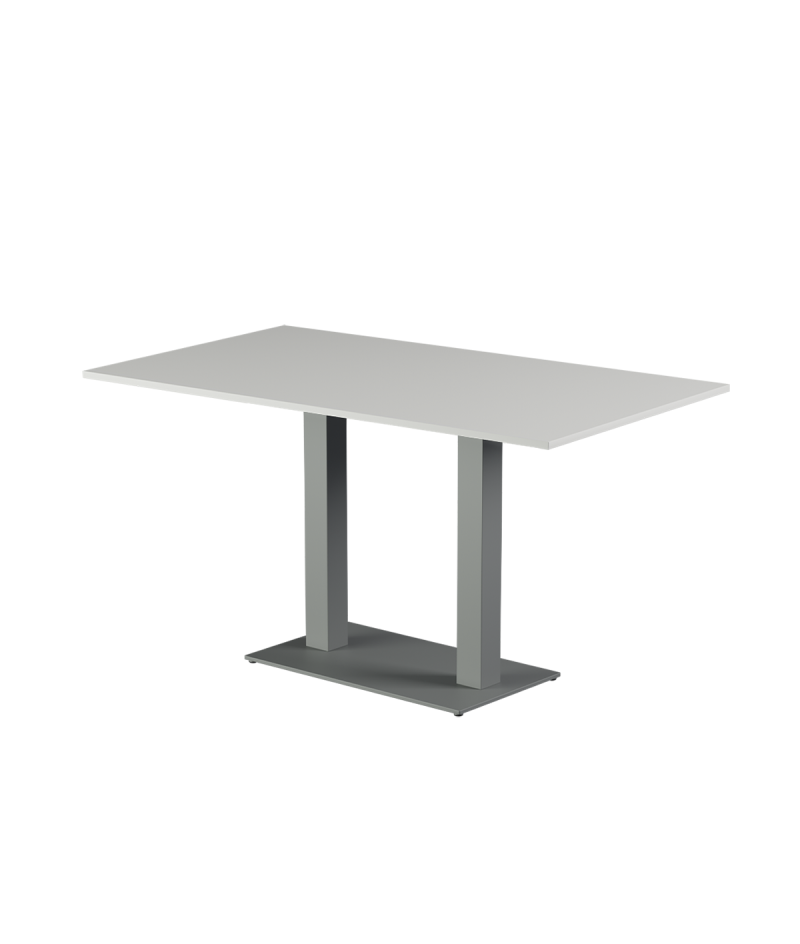 Stolik Alfa Duo szary blat laminowany 28 mm