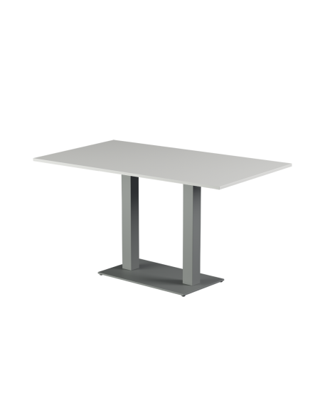 Stolik Alfa Duo szary blat laminowany 28 mm