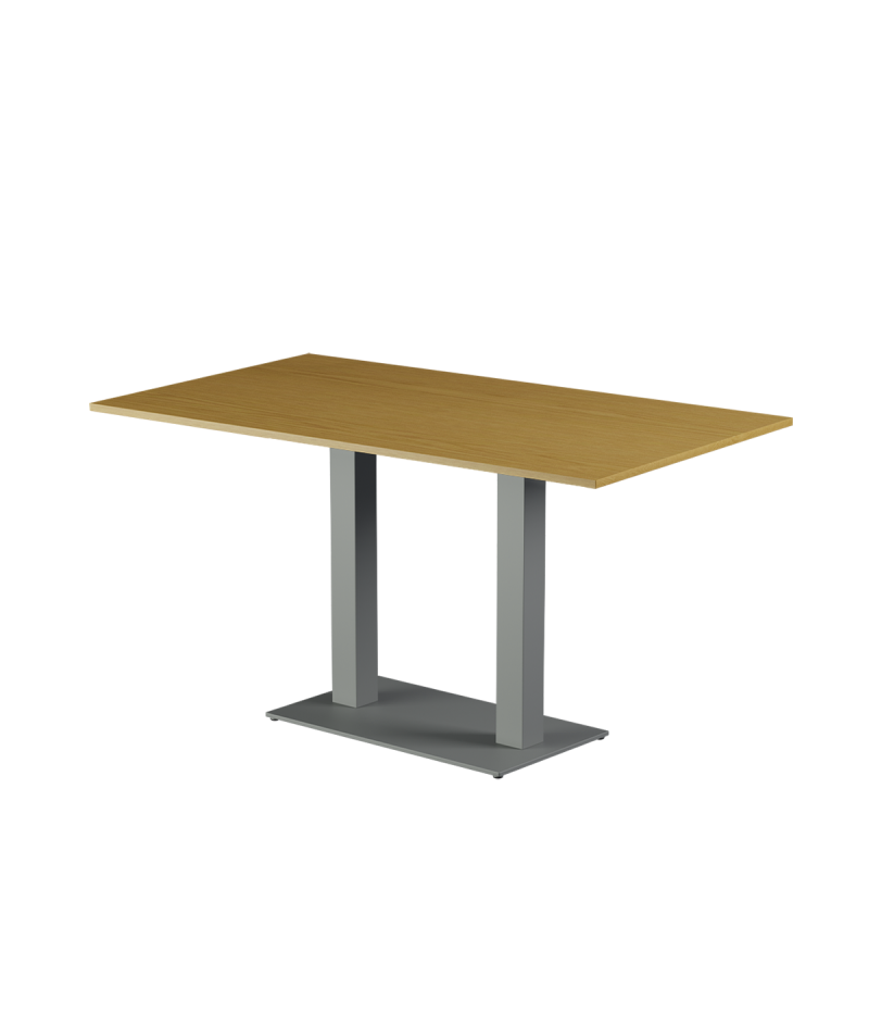 Stolik Alfa Duo szary blat laminowany 28 mm