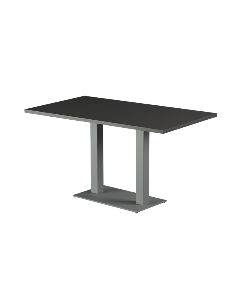 Stolik Alfa Duo szary blat laminowany 28 mm