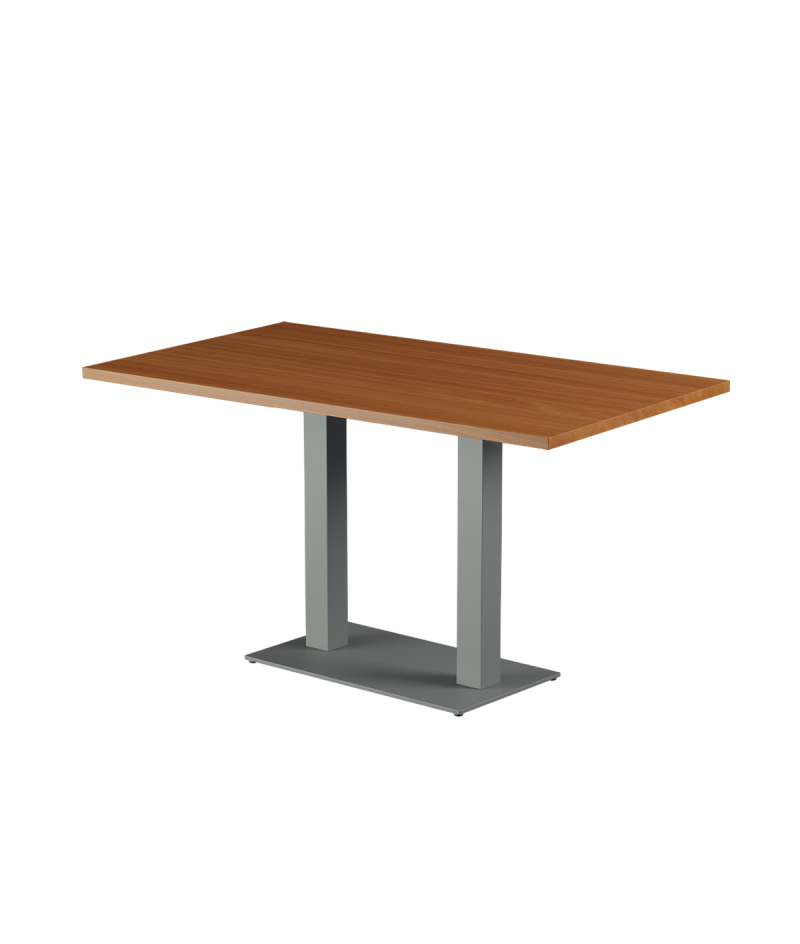 Stolik Alfa Duo szary blat laminowany 28 mm