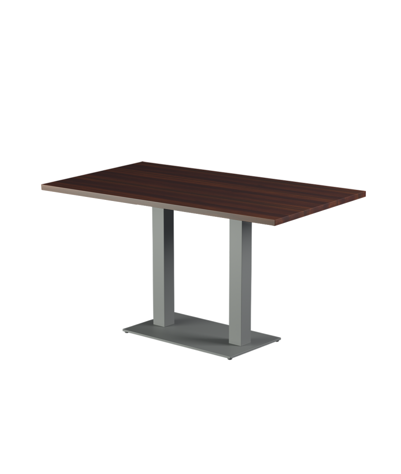 Stolik Alfa Duo szary blat laminowany 28 mm