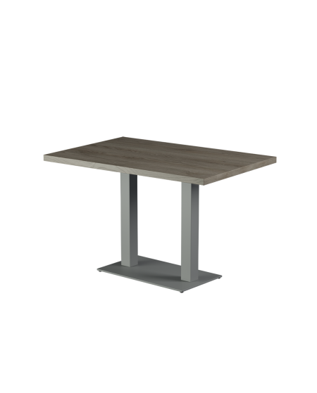 Stolik Alfa Duo szary blat laminowany 28 mm