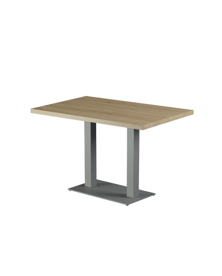 Stolik Alfa Duo szary blat laminowany 28 mm