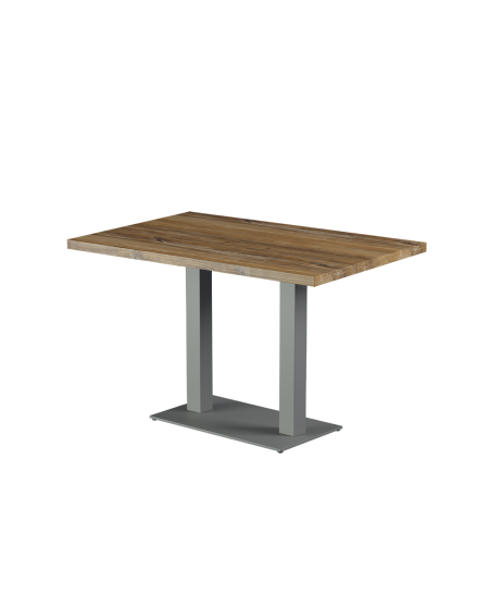 Stolik Alfa Duo szary blat laminowany 28 mm