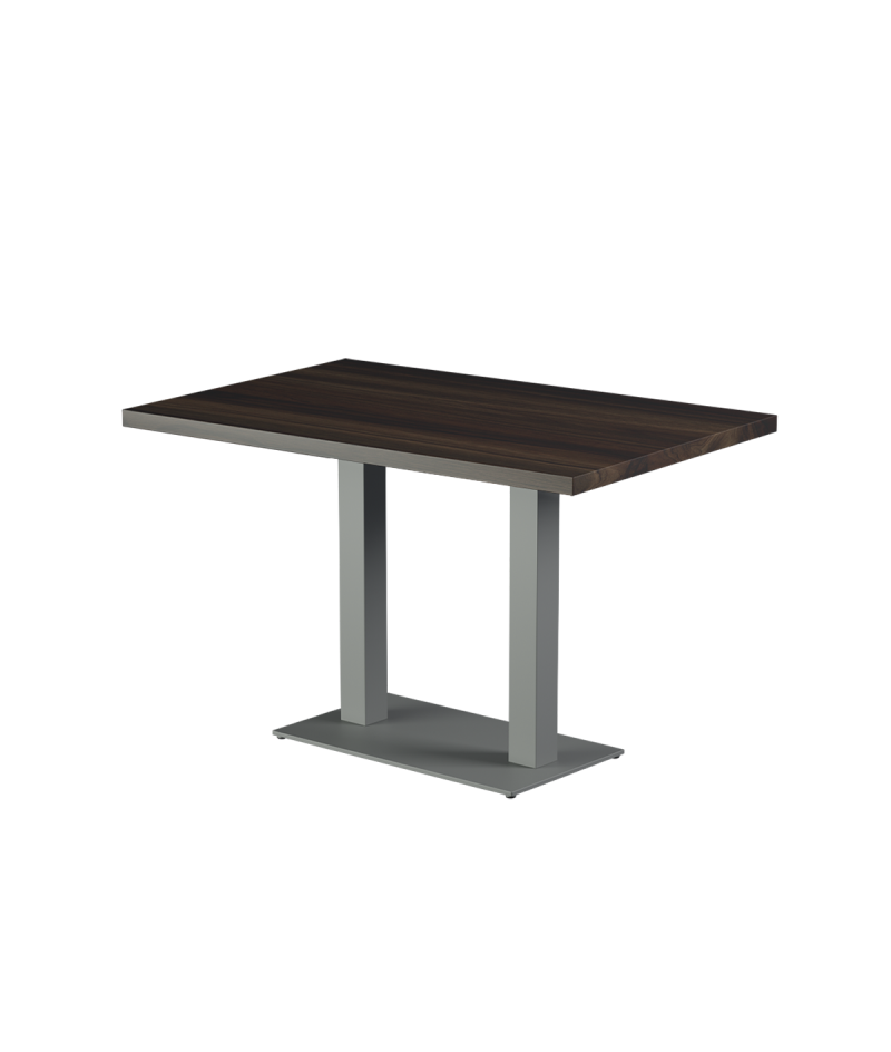 Stolik Alfa Duo szary blat laminowany 28 mm