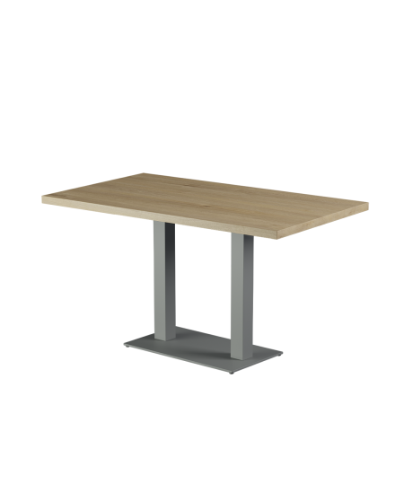 Stolik Alfa Duo szary blat laminowany 28 mm