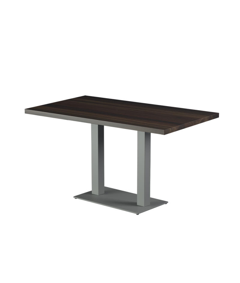 Stolik Alfa Duo szary blat laminowany 28 mm