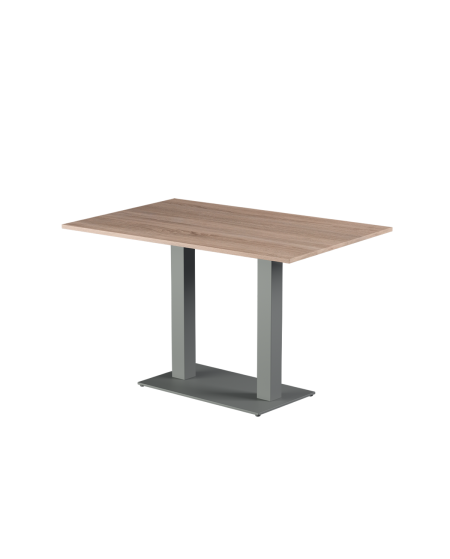 Stolik Alfa Duo szary blat laminowany 28 mm