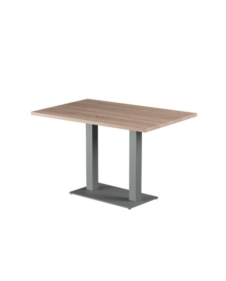 Stolik Alfa Duo szary blat laminowany 28 mm