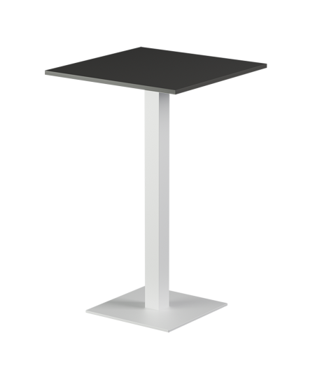 Stolik Alfa Bar biały blat laminowany 28 mm