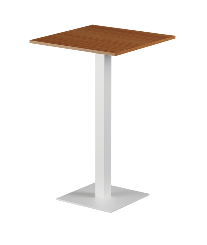 Stolik Alfa Bar biały blat laminowany 28 mm
