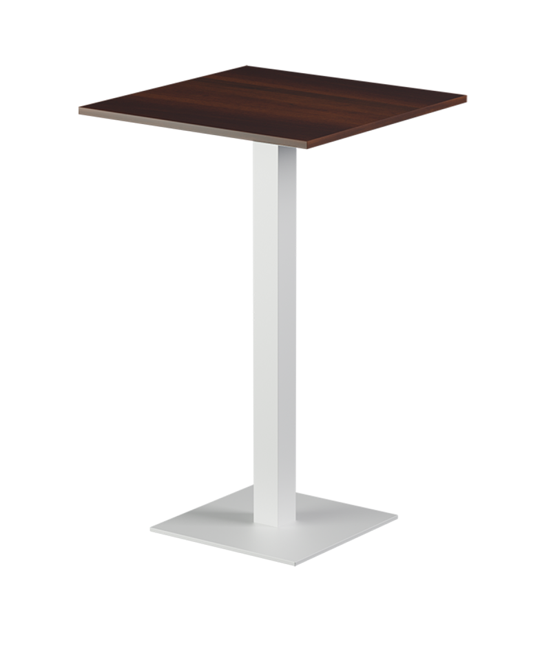 Stolik Alfa Bar biały blat laminowany 28 mm