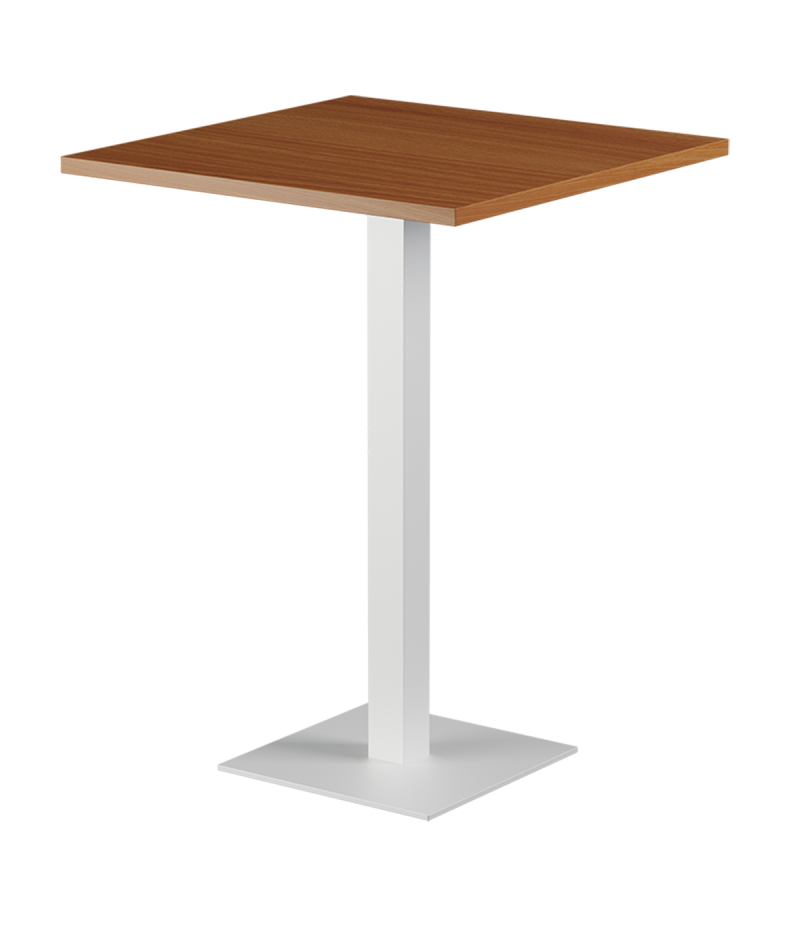 Stolik Alfa Bar biały blat laminowany 28 mm