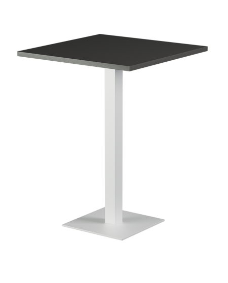 Stolik Alfa Bar biały blat laminowany 28 mm