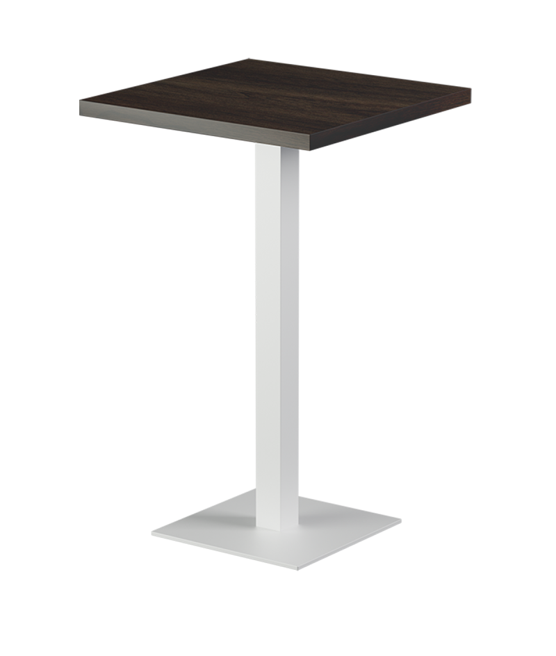 Stolik Alfa Bar biały blat laminowany 28 mm