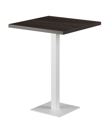 Stolik Alfa Bar biały blat laminowany 28 mm