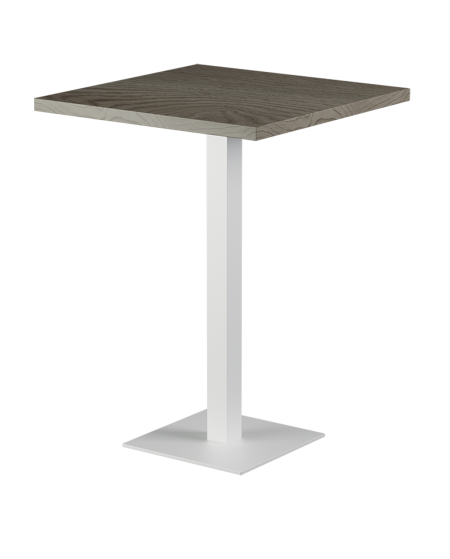 Stolik Alfa Bar biały blat laminowany 28 mm