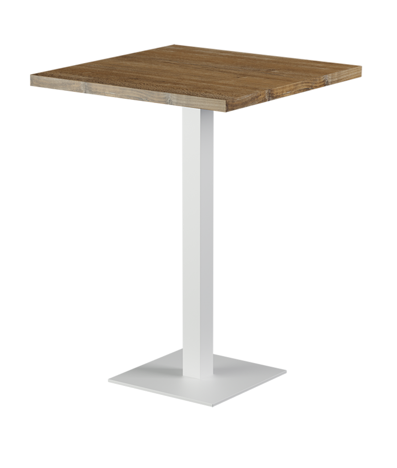 Stolik Alfa Bar biały blat laminowany 28 mm