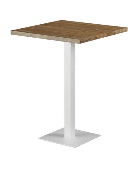 Stolik Alfa Bar biały blat laminowany 28 mm