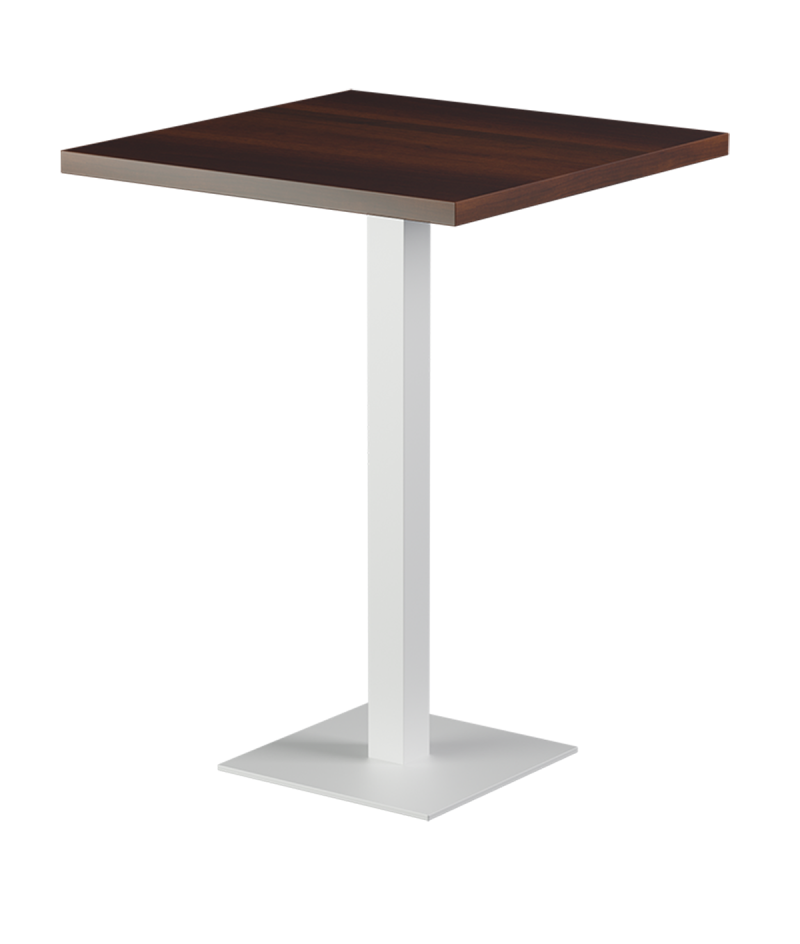 Stolik Alfa Bar biały blat laminowany 28 mm