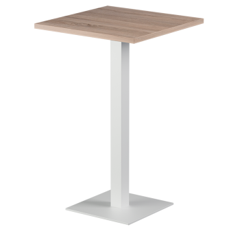 Stolik Alfa Bar biały blat laminowany 28 mm