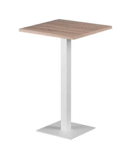Stolik Alfa Bar biały blat laminowany 28 mm