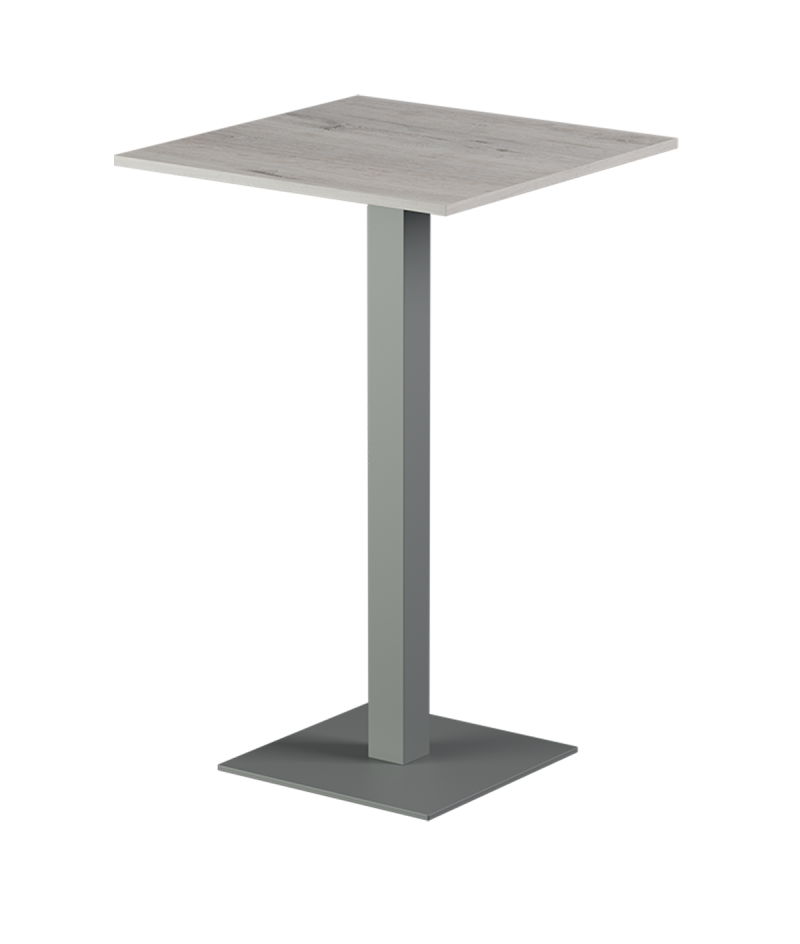 Stolik Alfa Bar szary blat laminowany 28 mm