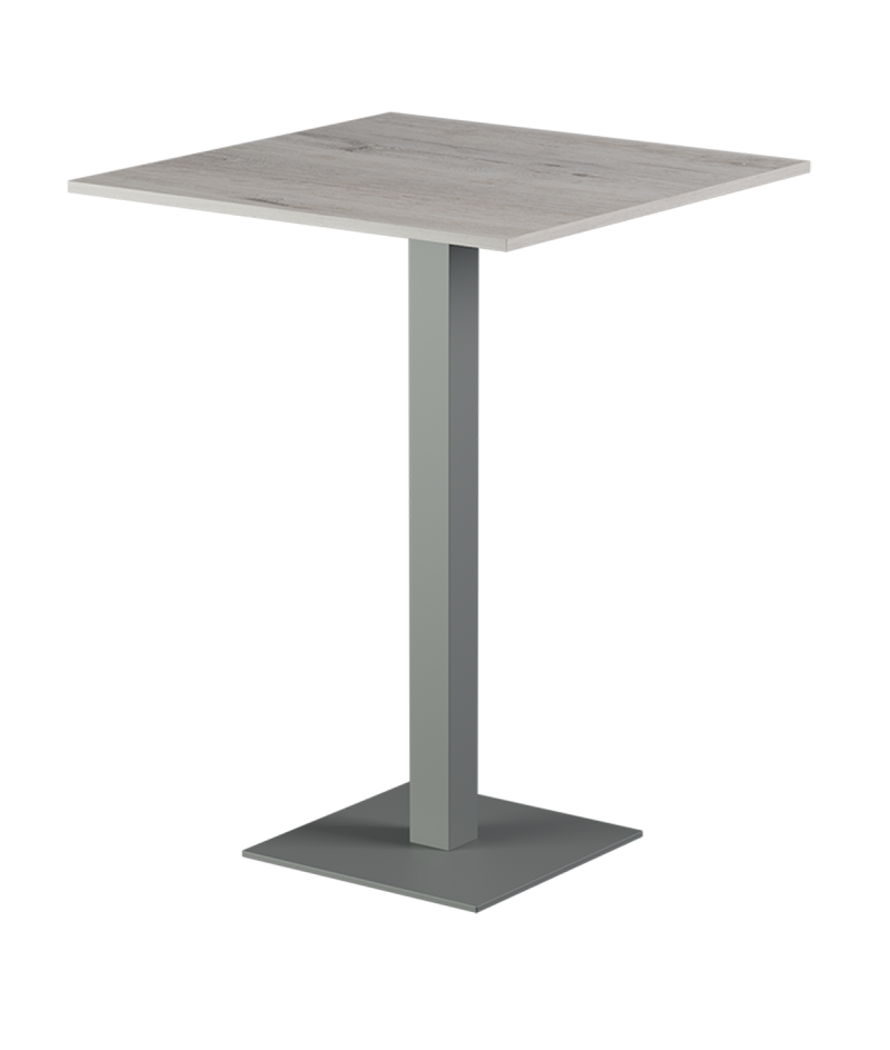 Stolik Alfa Bar szary blat laminowany 28 mm