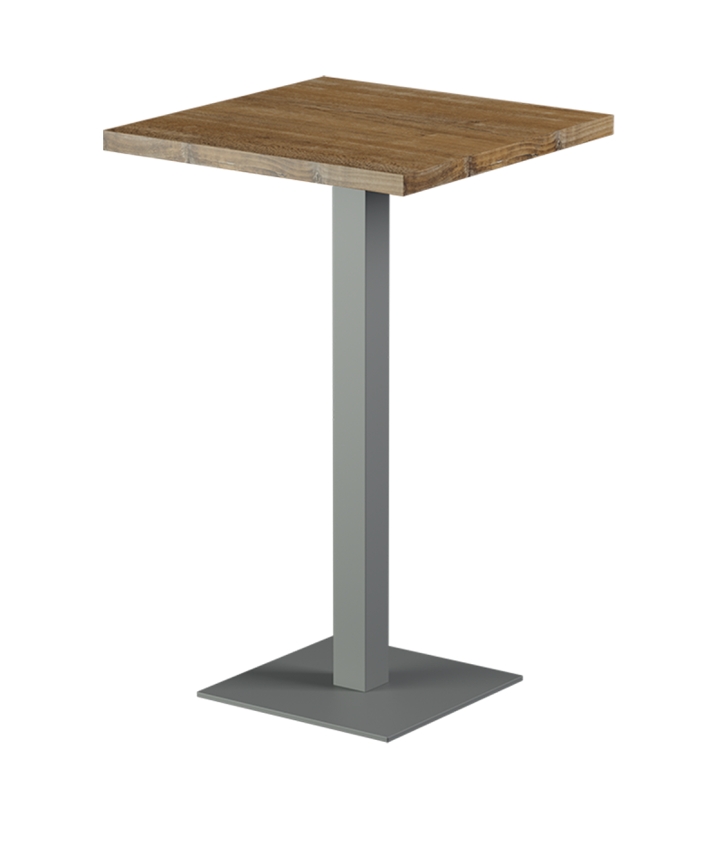Stolik Alfa Bar szary blat laminowany 28 mm